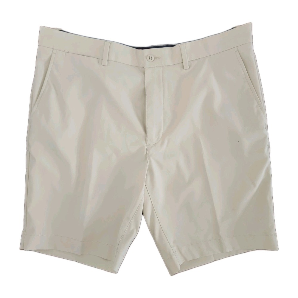 Men's Daniel Cremieux Beige Performance Stretch Golf Shorts Sz 36 Preppy